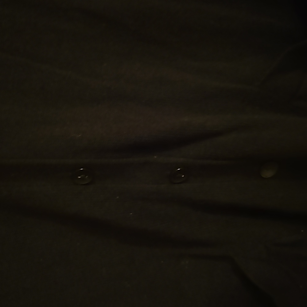 Apt.9 Black Long ...Front Button Up Size M - image 7